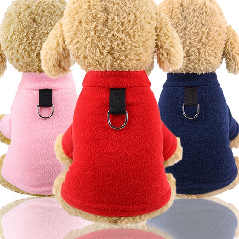 Pets can pull the rope autumn and winter warm sweater dog warm fresh windproof sweater