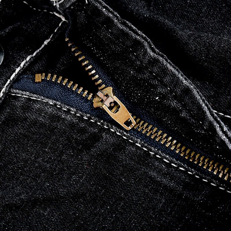 Jeans metaal koperen tand rits broek sluiting zwart nr. . 3 koperen rits casual broek slider accessoires accessoires