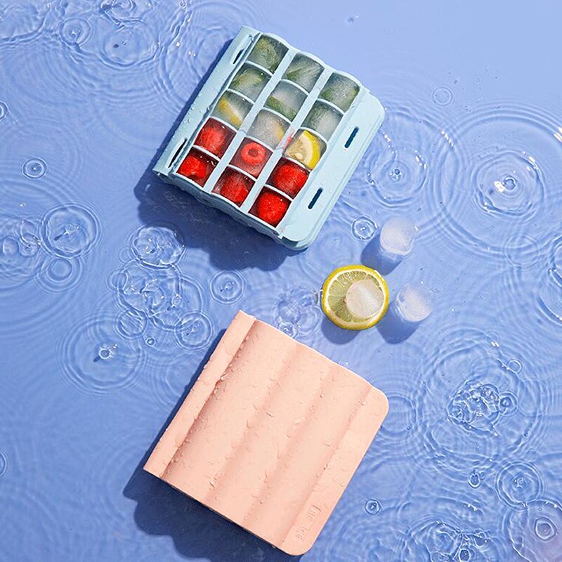 Plastic ijsblokjesvorm 3d vierkante ijsblokjesmachine bolvorm bevroren vorm ijsblokjesmachine forma de gelo keukenvormen