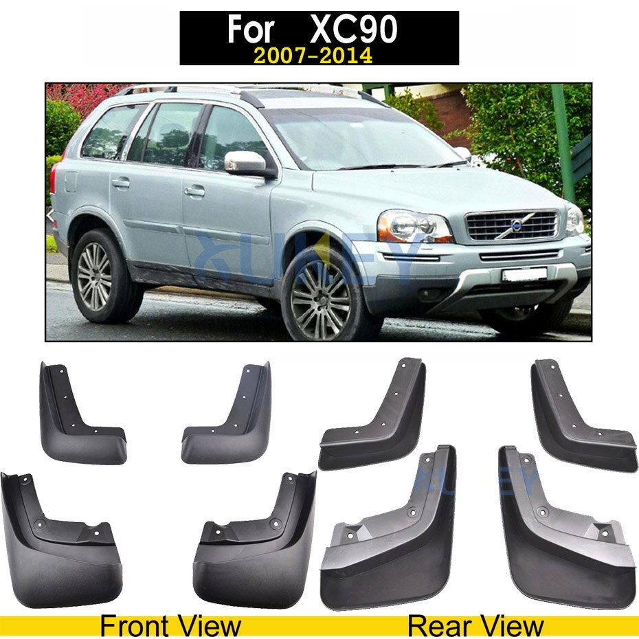 einstellen Auto Schlamm Klappen Für Volvo C30 S40 S60 S80 XC40 XC60 XC90 V40 V60 Schmutzfänger Spritzen Wachen Schlamm Klappe kotflüGel kotflüGel Styling: Pro XC90 07-14