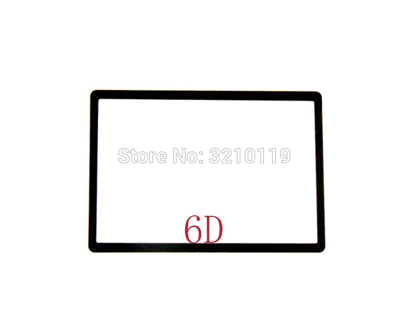 Lcd-scherm Etalage (Acryl) Outer Glas Voor CANON EOS 6D EOS6D Camera Screen Protector + Tape