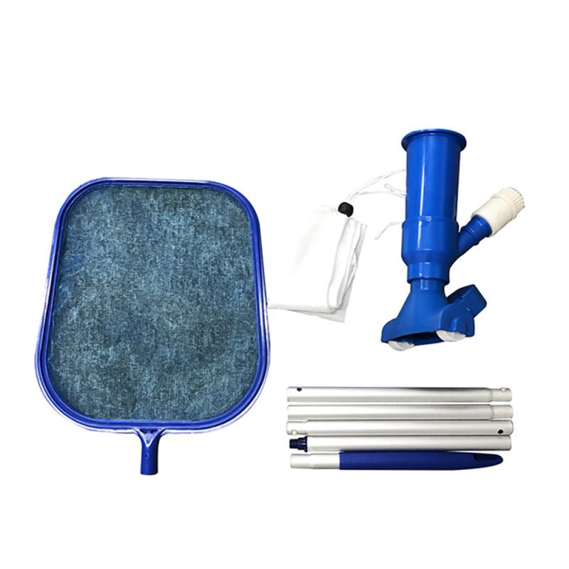 Pool Spa Pond Mini Jet Vac Vacuum Cleaner W/ Brush Bag And 4' Pole For Cleaning A Spa Pond Fountain Above-ground Spasher Pools