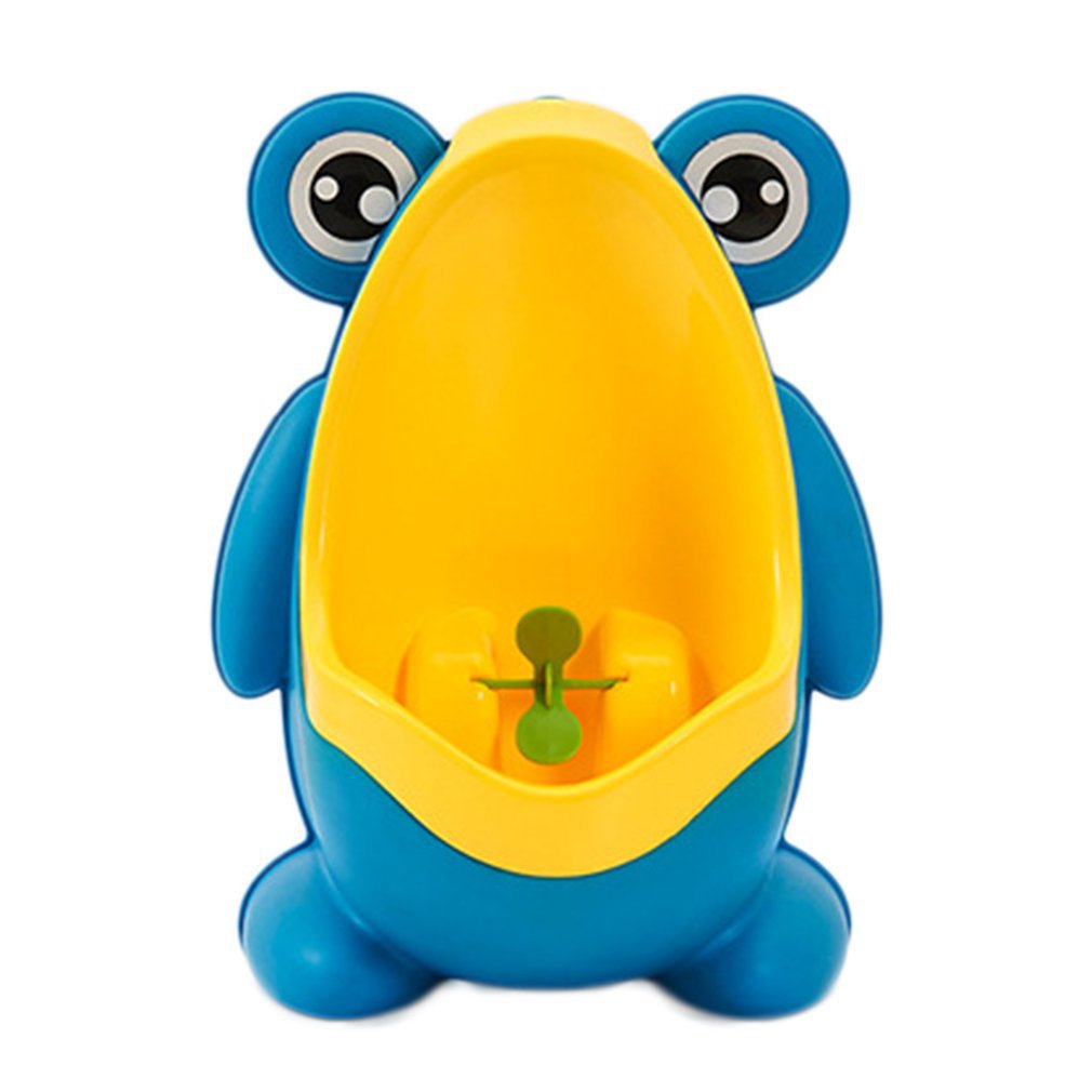 Frog Baby Potty Toilet Urinal Kids Potty training Baby Boys Pee Toilet infant Bathroom Wall-Mounted Urinal girls Travel Potty: Blue