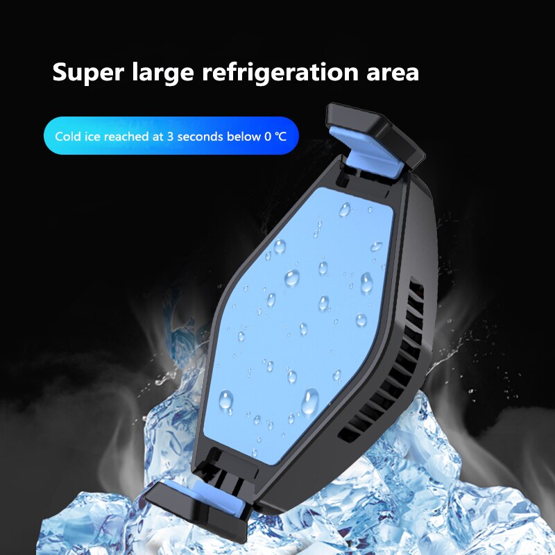 Nuovo Universale Del Telefono Mobile di Raffreddamento Regolabile dispositivo di Raffreddamento del Dissipatore di Calore Per il iPhone Samsung Huawei Ventola Di Raffreddamento del Rilievo del Gioco del Supporto