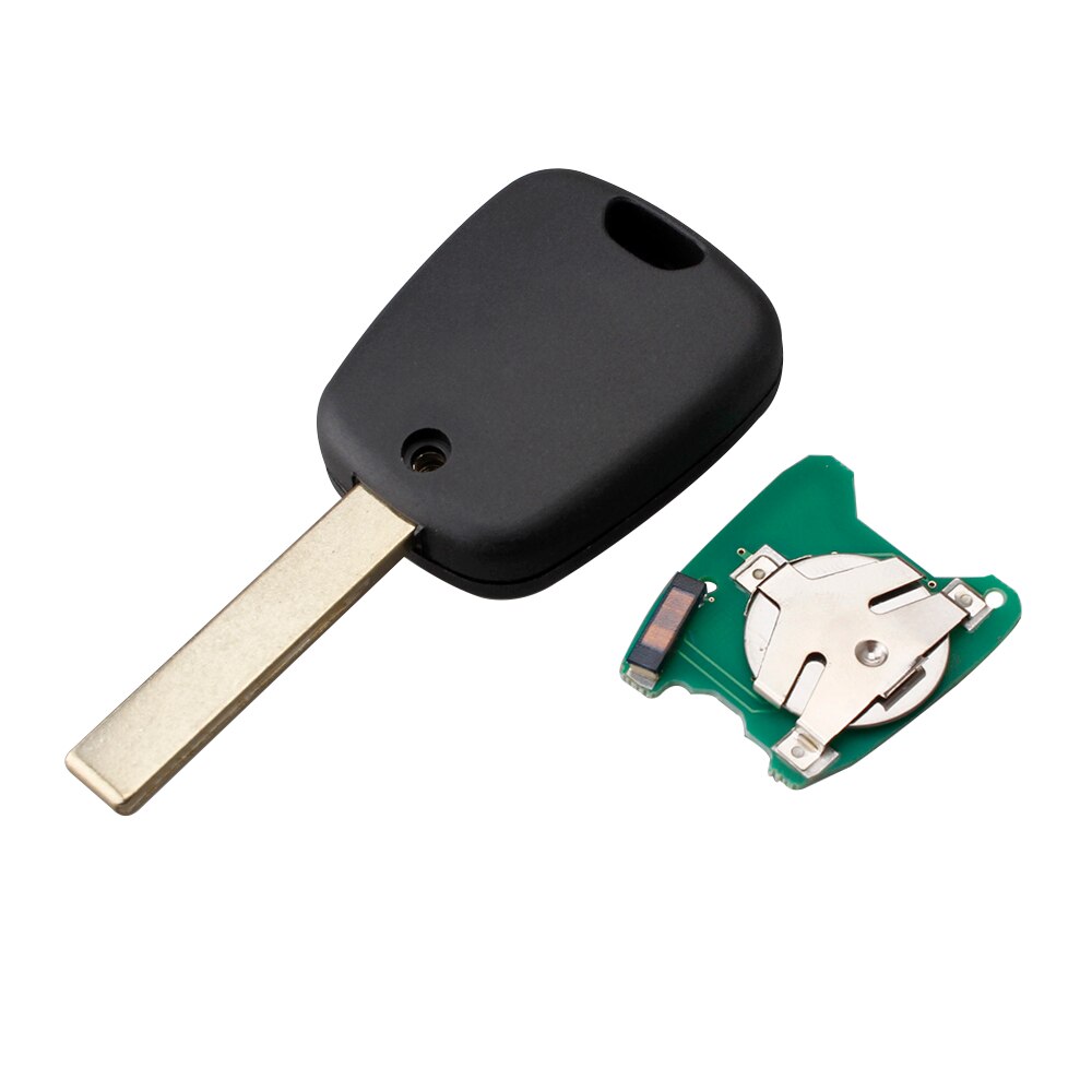 Bhkey 2 Knoppen HU83 Blade Afstandsbediening Auto Sleutel Voor Peugeot 307 Voor Citroen C1 C3 Met ID46/PCF7961 Transponder chip