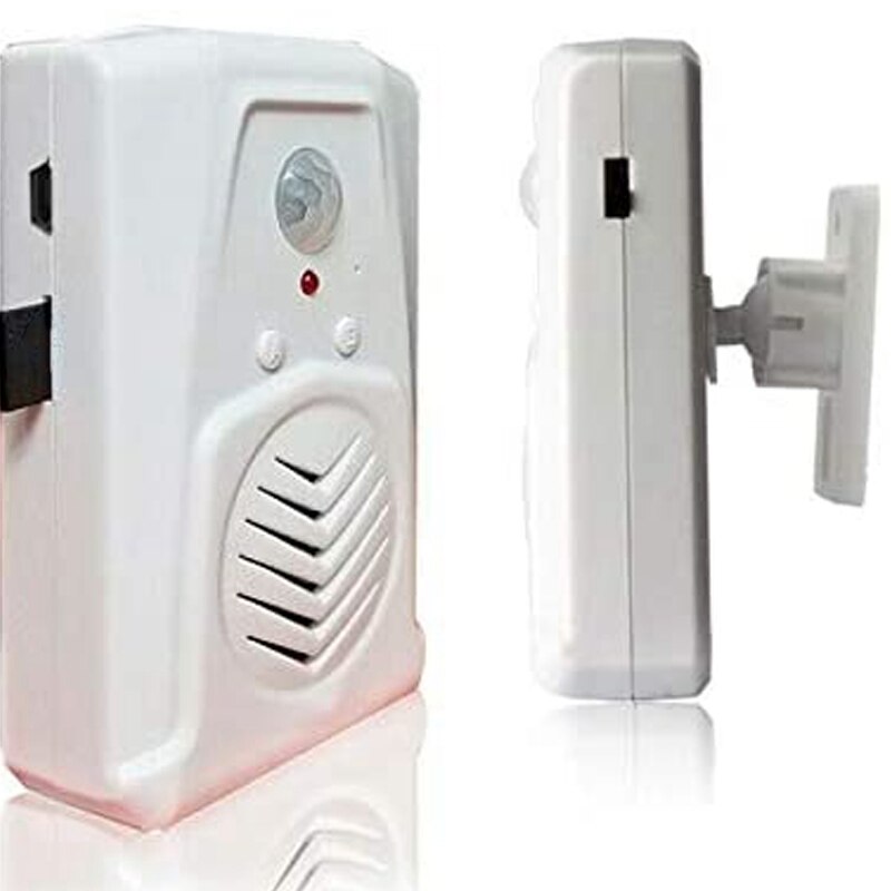 2Pcs Sensor Motion Door Bell Switch Infrared Doorbell Wireless PIR Motion Sensor Voice Prompter Welcome Entry Alarm