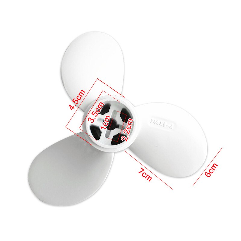 Outboard Motor Propeller Aluminum Alloy Propellers Boat for Outboard Propeller For Yamaha 2 horsepower For Hangkai 3.5HP