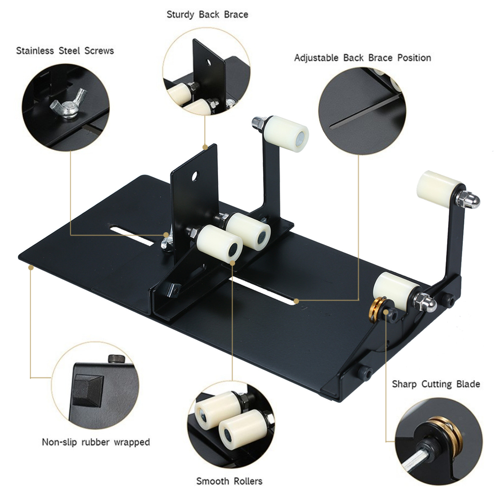 Glass Bottle Cutter Tool DIY Square Round Wine Beer Glass Sculpture Cutter Machine Beer Glass Cutting Bottle Holder