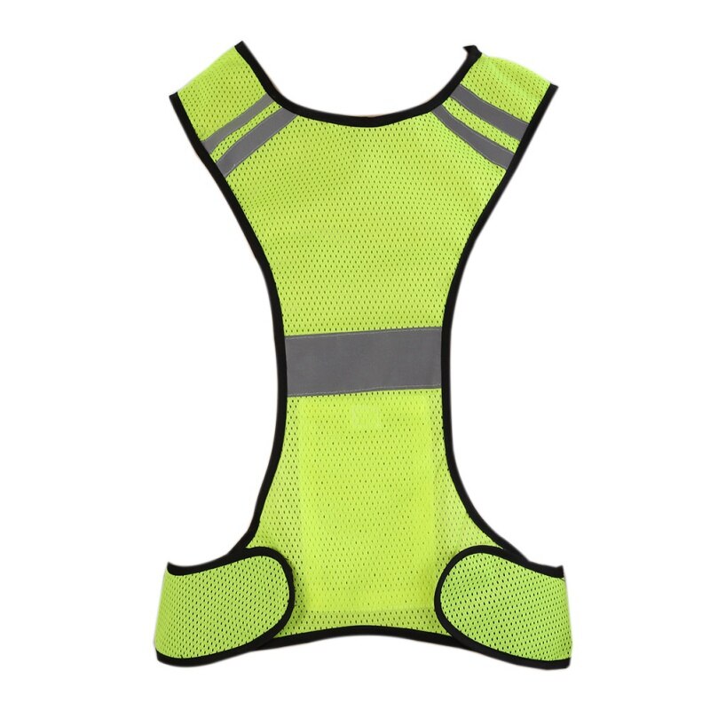 Lauf Weste Hohe Sichtbarkeit LED Reflektierende Sicherheits Weste Jacke Männer Frauen Nacht Laufen Radfahren Weste