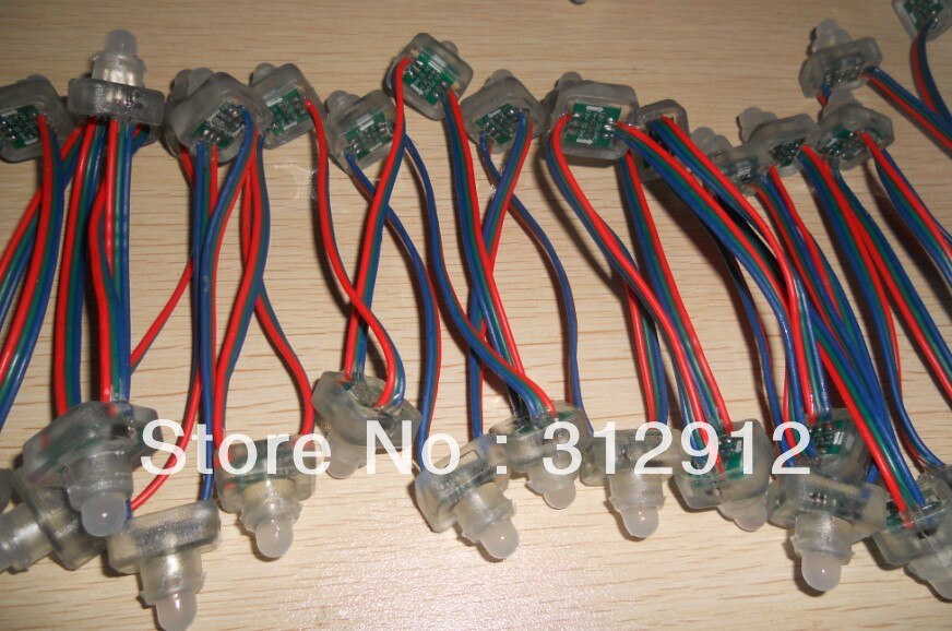 100nodes DC12V input TM1804 pixel node,IP68 rated