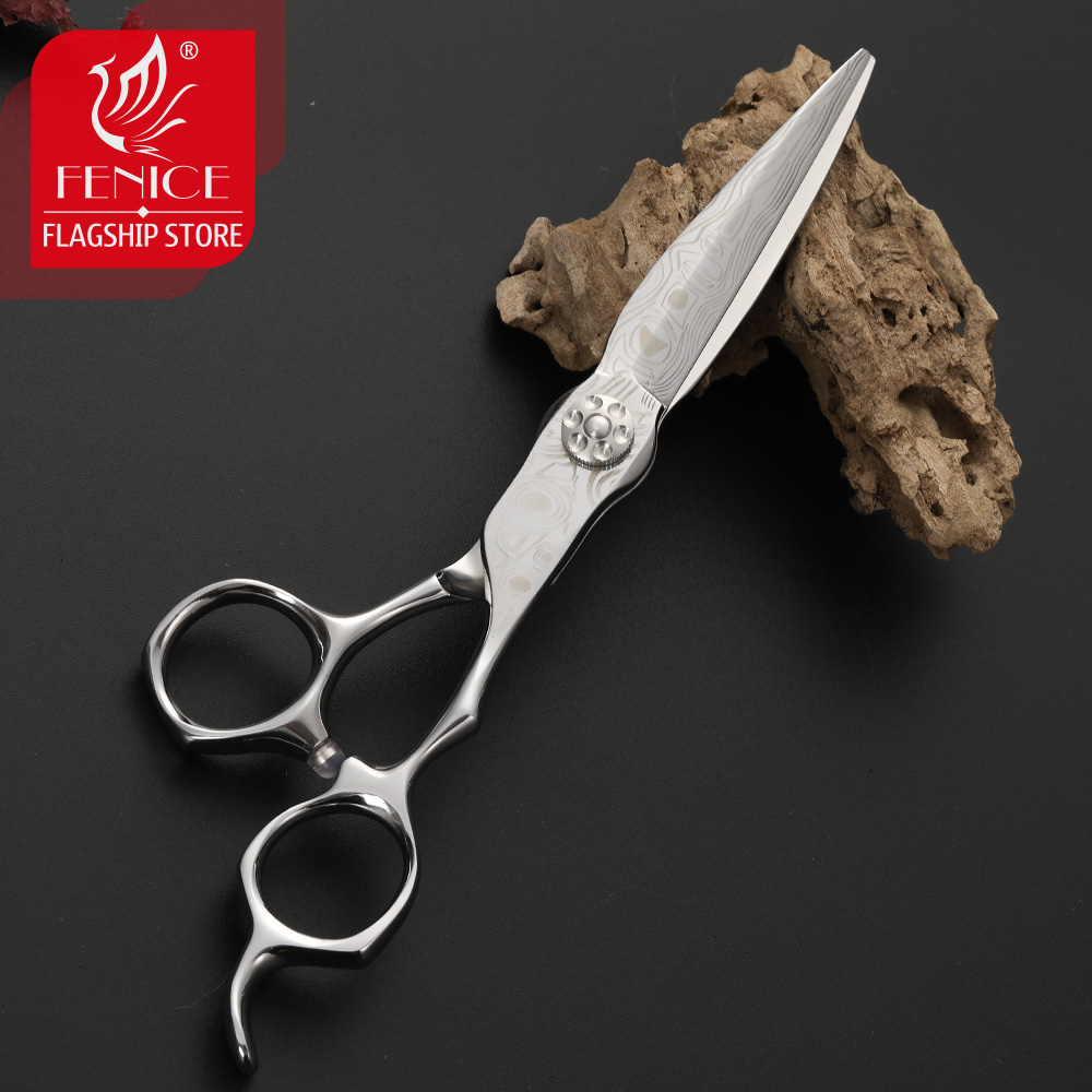 Fenice japanse  jp440 kobaltlegering schaar voor het knippen van haar kappersschaar voor kapperszaakbenodigdheden patroon