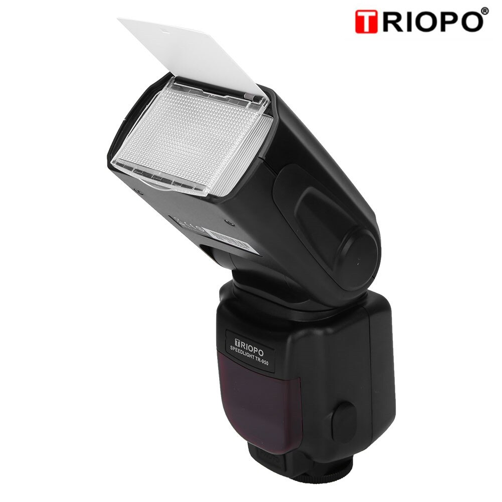 Triopo tr -950 flash lys på kamera ekstern speedlite speedlight til canon til nikon flash kamera dslr speedlite