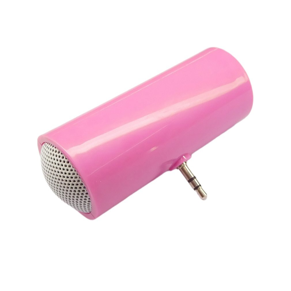 Stereo Speaker MP3 Player Versterker Luidspreker Voor Smart Mobiele Telefoon/Voor Iphone/Xiaomi MP3 Speler Plug en Spelen: Roze
