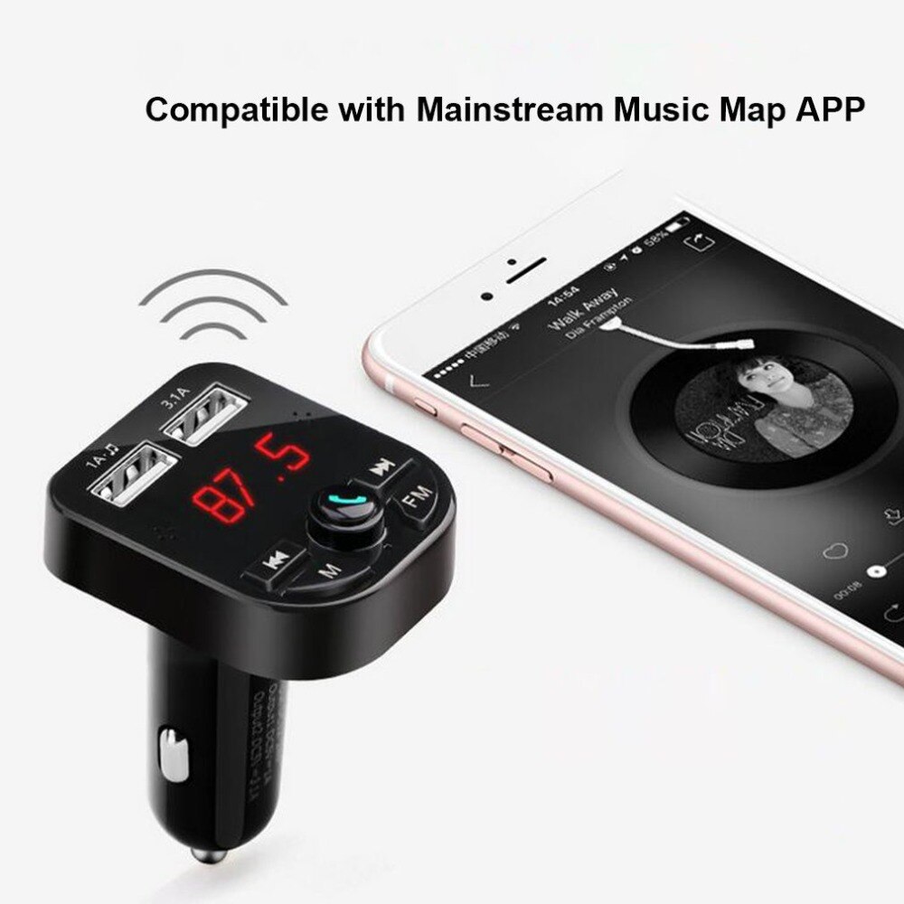 Bluetooth 5.3 FM Sender Für Auto - Kabellos Musik Streamen & Freisprechen