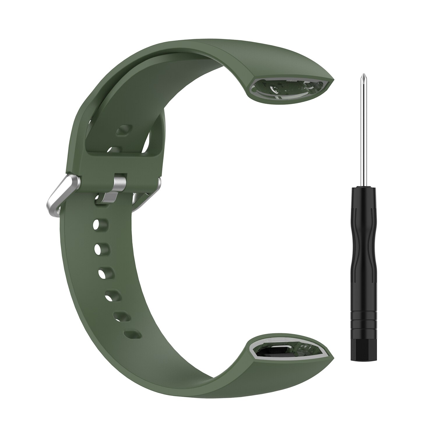 Watch Band For Amazfit X Wrist Strap Charger For Amazfit X Charging Cable Adjustable Soft Bracelet Smart Watch Accessories: army green / Large Size Band