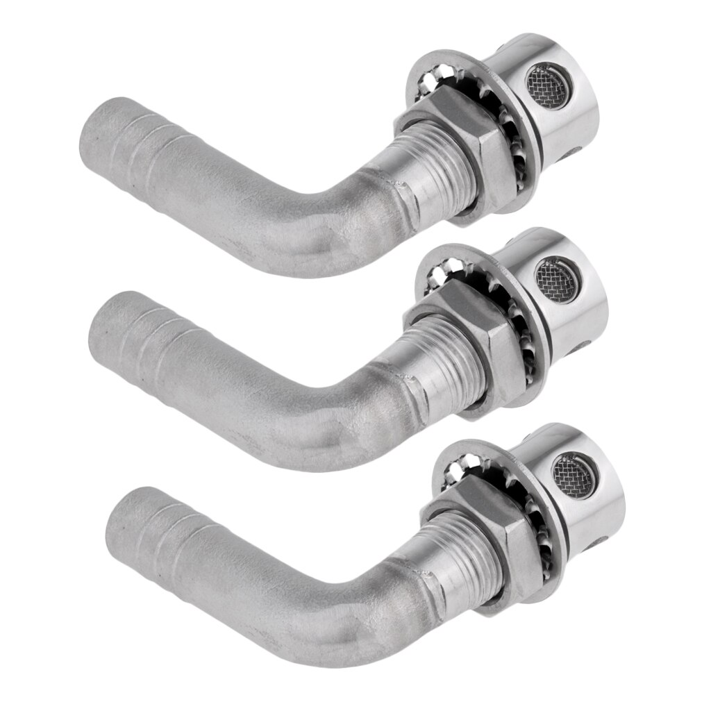 3pcs Tank Gas Fuel Cap Valve Vent, Breather Hose Tube Valve Ventilation for Boat/Yacht/Car
