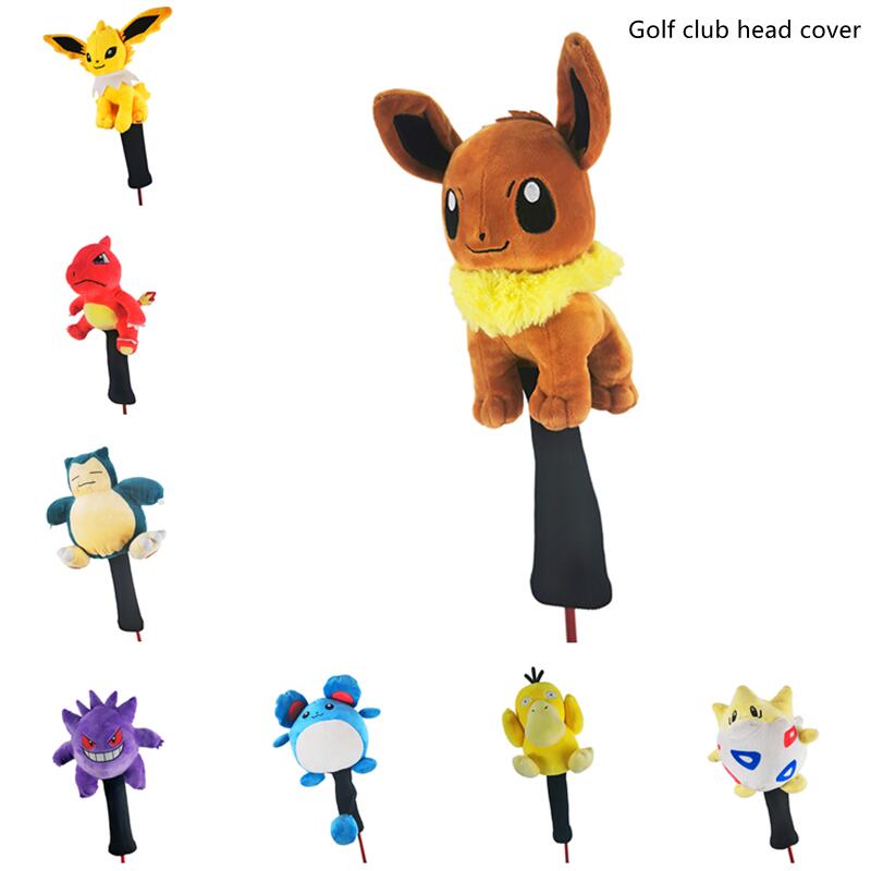 W nowym stylu nakrycia głowy robić gry w golfa, różne słodkie pokrowce z drewna z motywem zwierzęcym, dla obu płci, wykwintne prezenty