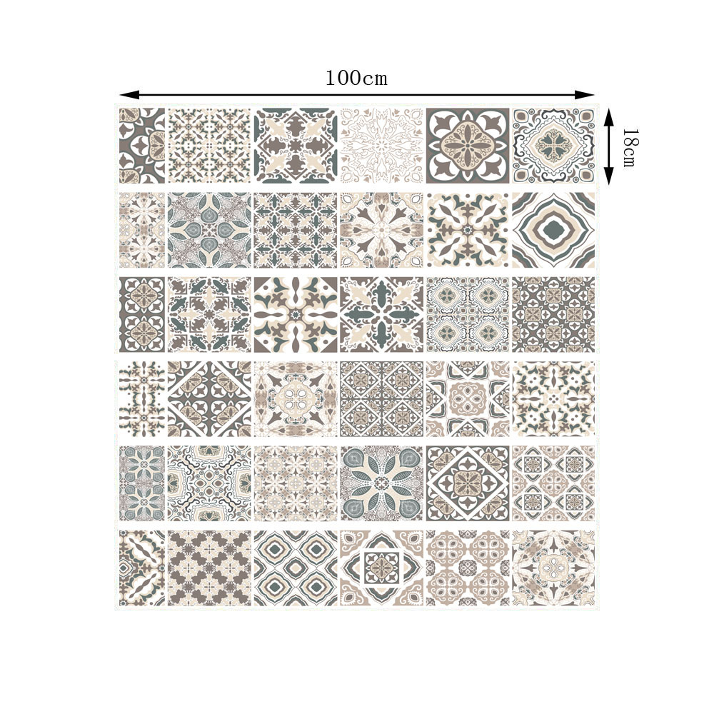 6 sztuk/13 sztuk w stylu arabskim schody naklejki DIY samoprzylepne Sztuka schody naklejki ścienne wystrój schody wymienny tapety winylowe