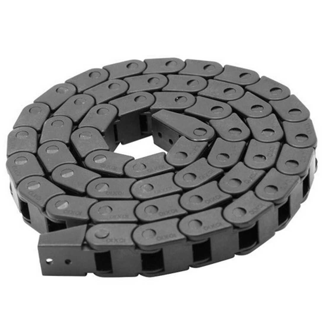 Plastic drive chain 7*15mm L1000mm Cable Drag Chain Wire Carrier with End Connectors for CNC Router Machine Tools
