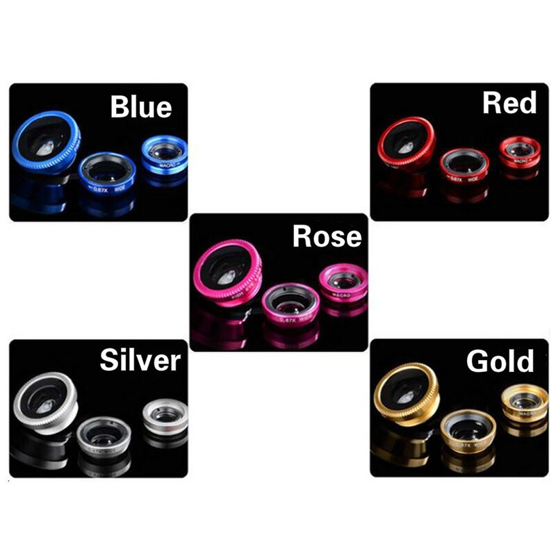 3 em 1 grande angular macro lente olho de peixe câmera kits universal smartphones fisheye lentes para iphone samsung huawei xiaomi oneplus