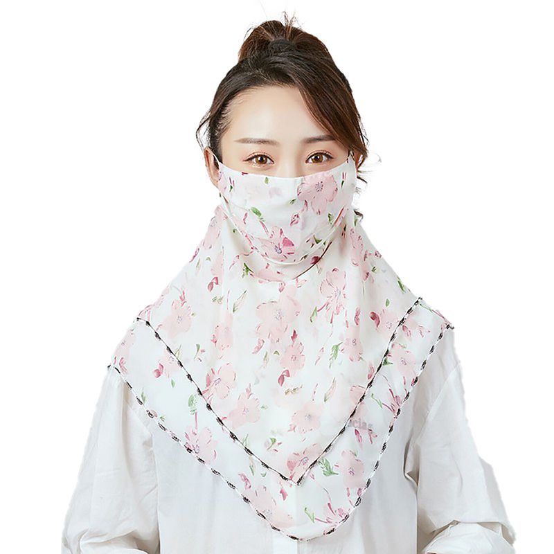 Outdoor Half Gezichtsmasker Dubbelzijdig Winddicht stofdicht Zonnescherm Hals Cover Protector Maskers Sjaal: A14
