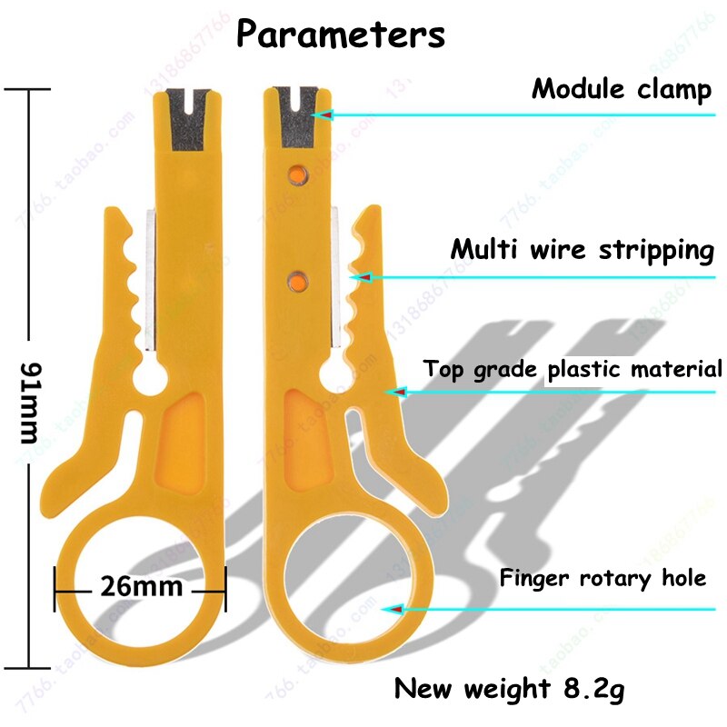 neue art Mini abisolieren stripper multi-funktion Vernetzung werkzeug messer upgrated integrierte klinge