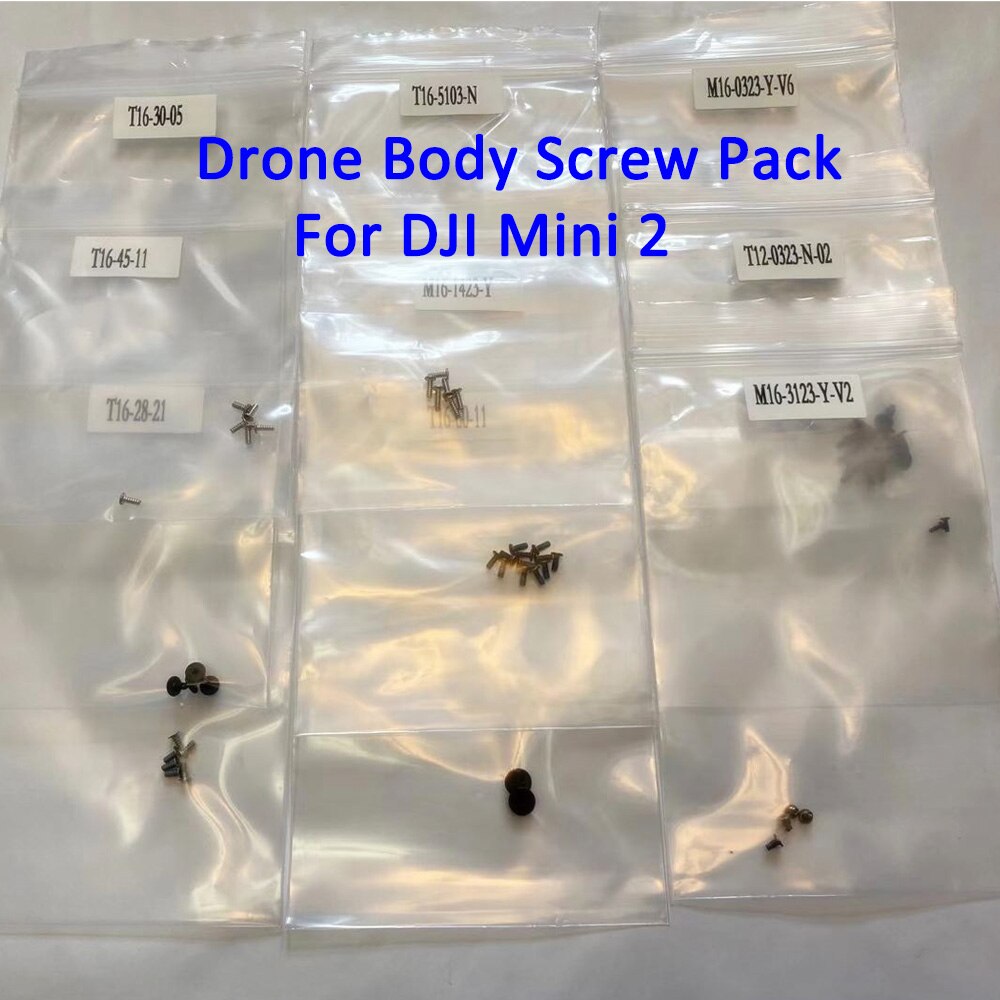 Orginal DJI Mini 2 Repair Parts-Legs Left Right Front Rear Back Motor Arm Shells Cable Spare Part for Drone Mavic Mini 2 Repair: screw pack