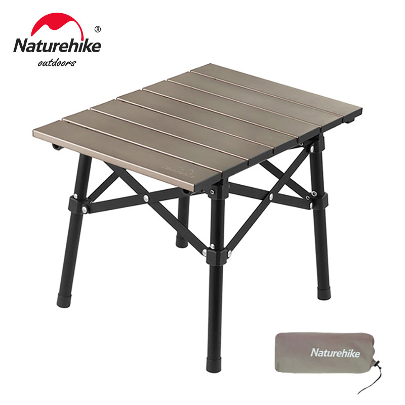 Natur Wanderung Camping Tisch draussen Wandern Klapptisch ultraleichte tragbare Reise Couch tisch Winkel tische Picknick tische: Orange
