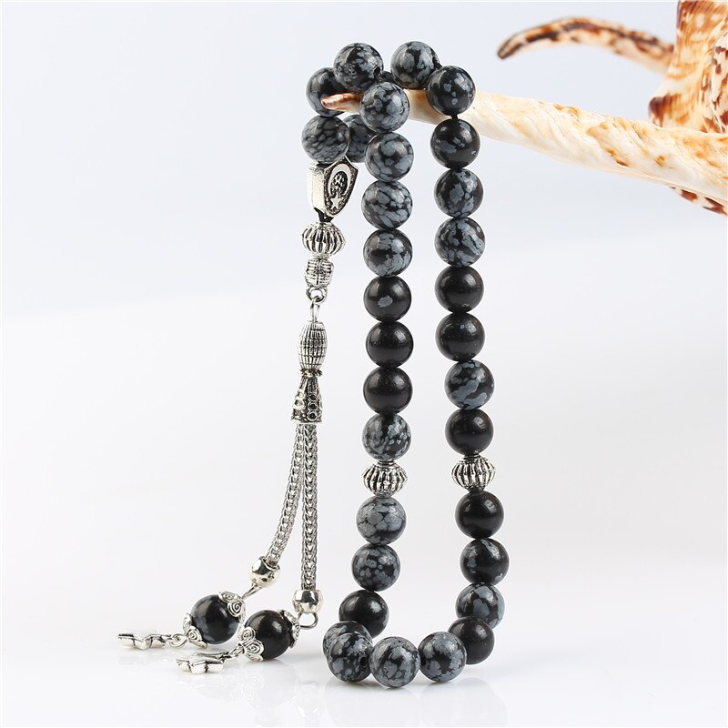 Gebedskralen islamitische Tasbih 99 kralen islam Eid Mubarak gebedskralen voor Eid Ramadan lichtbruin