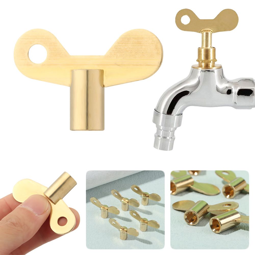 Radiator Keys Plumbing Bleeding Key Solid Water Tap for Air Valve Plumbing Tool