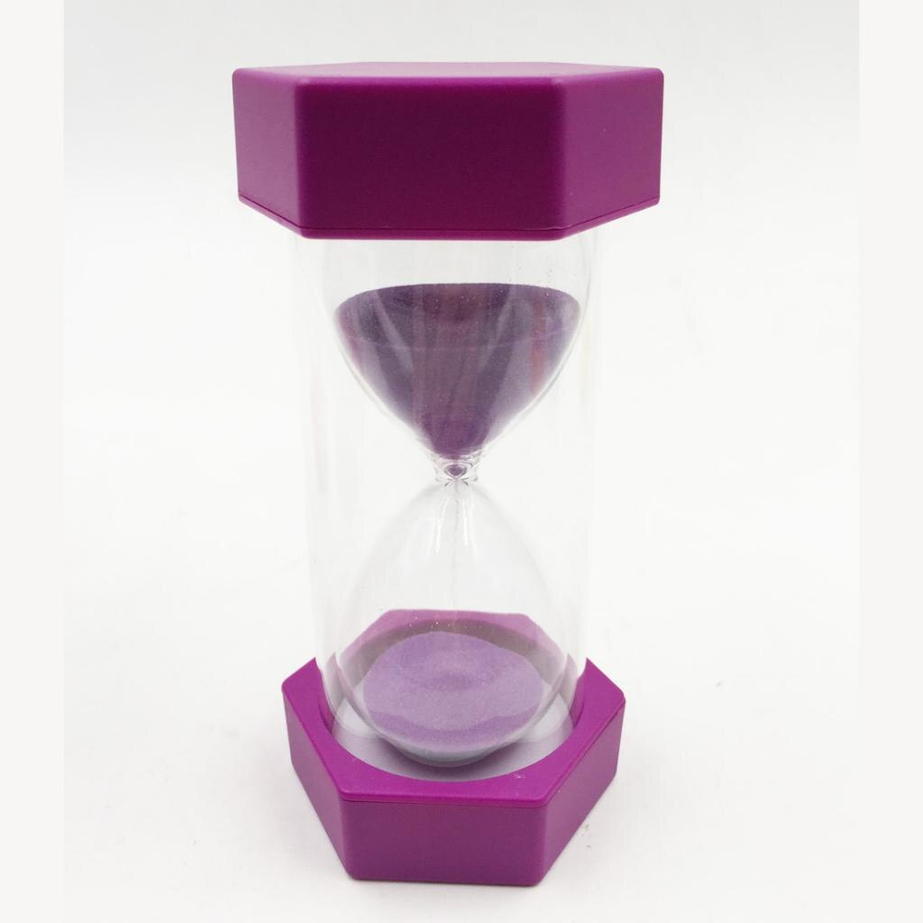 Plastic Sand Timer Clock Sandglass Hourglass 4/6/20/30 Minutes Collectables: 6