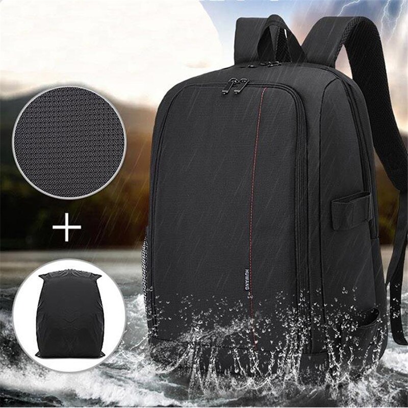Mochila DSLR impermeable DLSR Photo Bag bolsa multifuncional bolsa para el exterior para cámara mochila funda para Nikon Canon Sony DSLR Bag Lens big