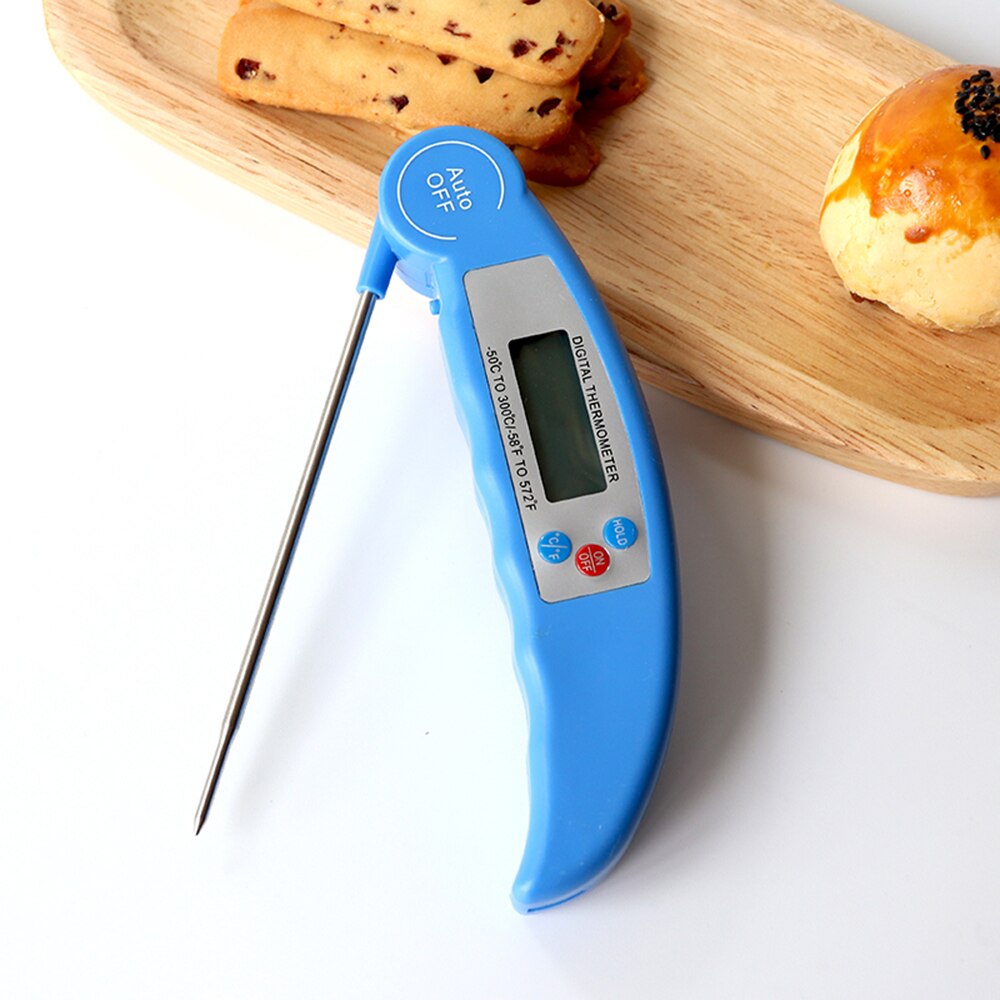 Cooking Digital Thermometer Instant Read Meat Food Probe Fast Foldable Grill BBQ Barbecue Kitchen Temperature Meter