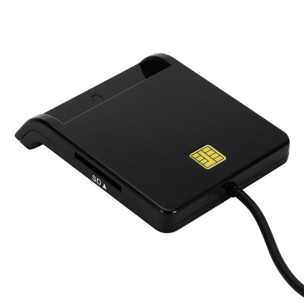 X02 Usb Sim Smart Kaartlezer Voor Bankkaart Ic/Id Emv Sd Tf Mmc Cardreaders USB-CCID Iso 7816 voor Windows 7 8 10 Linux Os