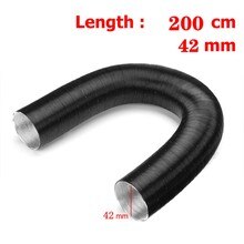 42mm 2M Car Air Heater Duct Pipe Aluminum Foil Diesel Heater Air Parking Conditioner Hose Air Diesel Parking Heater Hose