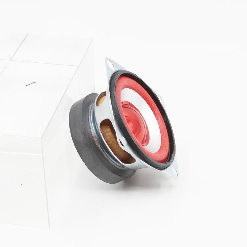 2 Pcs 3 Ohm 5W 53 Mm Musical Bloempot Luidspreker 45 Mm Externe Magnetische Speaker Schuim Rode Rand Heldere cap Hoogte 30 Mm