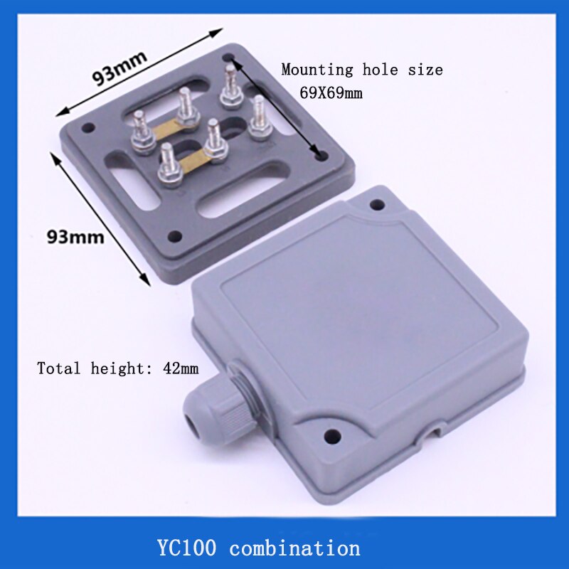1pc junction box for motor water pump fan motor explosion dust proof protective cover electrical box waterproof junction