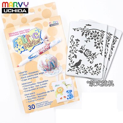 Marvy Fabric Markers Pens 30 Colors Fabric Paint Art Markers Set Child Safe &amp; Non-Toxic DIY Graffiti Painting Clothes Clothing: 560-30A