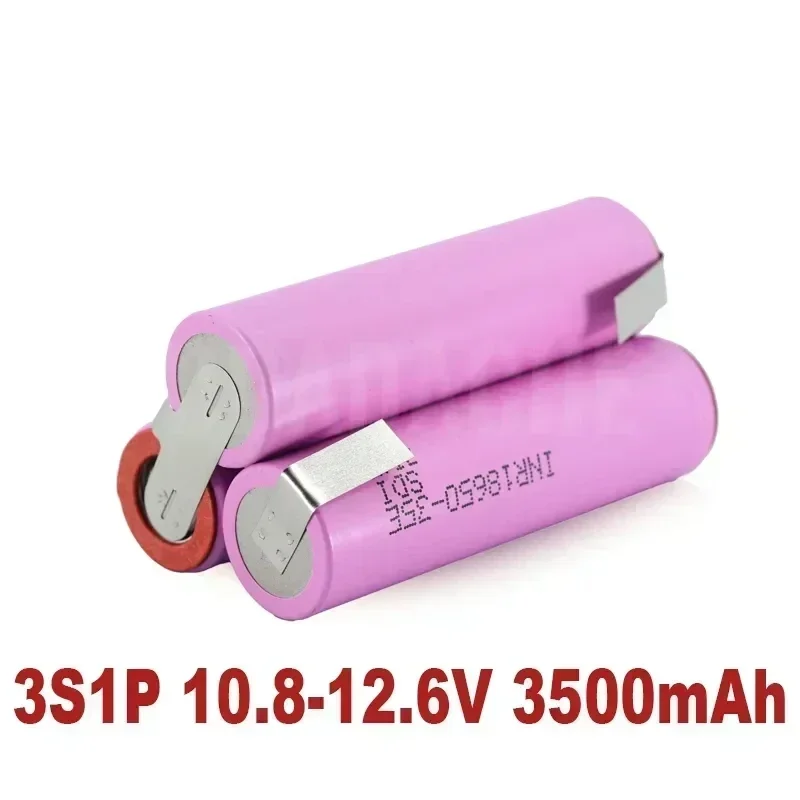 18650 battery20A 35E 3500mAh-6000mAh 3S 4S 5S 6S 8S 7.4V 12.6V 14.8V 18V 25.2V 29.6V For Screwdriver batteries weld battery pack: plum