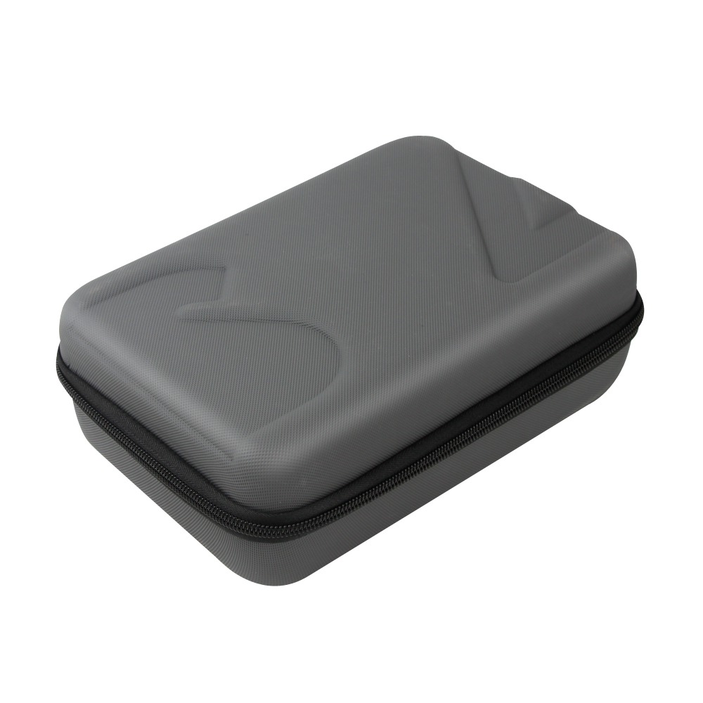Draagbare PU waterdichte doos draagtas voor DJI OSMO ACTIE Camera storage case met mesh ruimte rits bag travel accessoires
