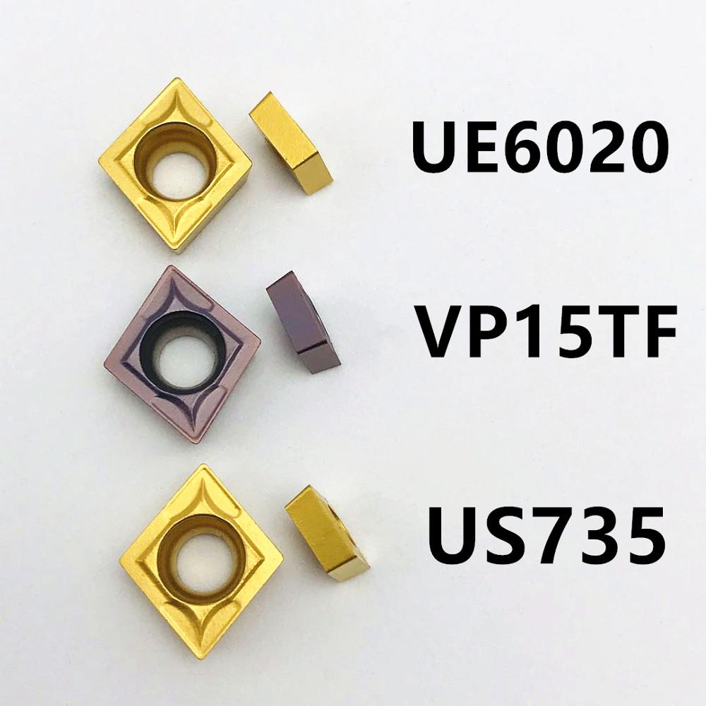 Carbide Draaigereedschap CCMT09T304 VP15TF UE6020 US735 Cnc Machine Tool Frees CCMT060204 Draaibank Toolccmt
