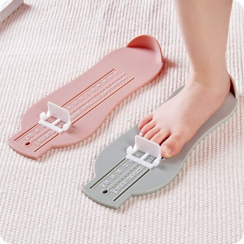 Bebê pé régua medição cor sólida sapatos calculadora escala comprimento interno crianças calibre ferramentas 0-10 anos de idade