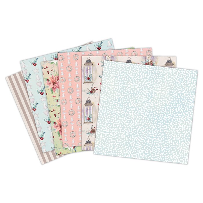 Christmas day Scrapbooking paper pack of 24 sheets handmade craft paper craft Background pad 53