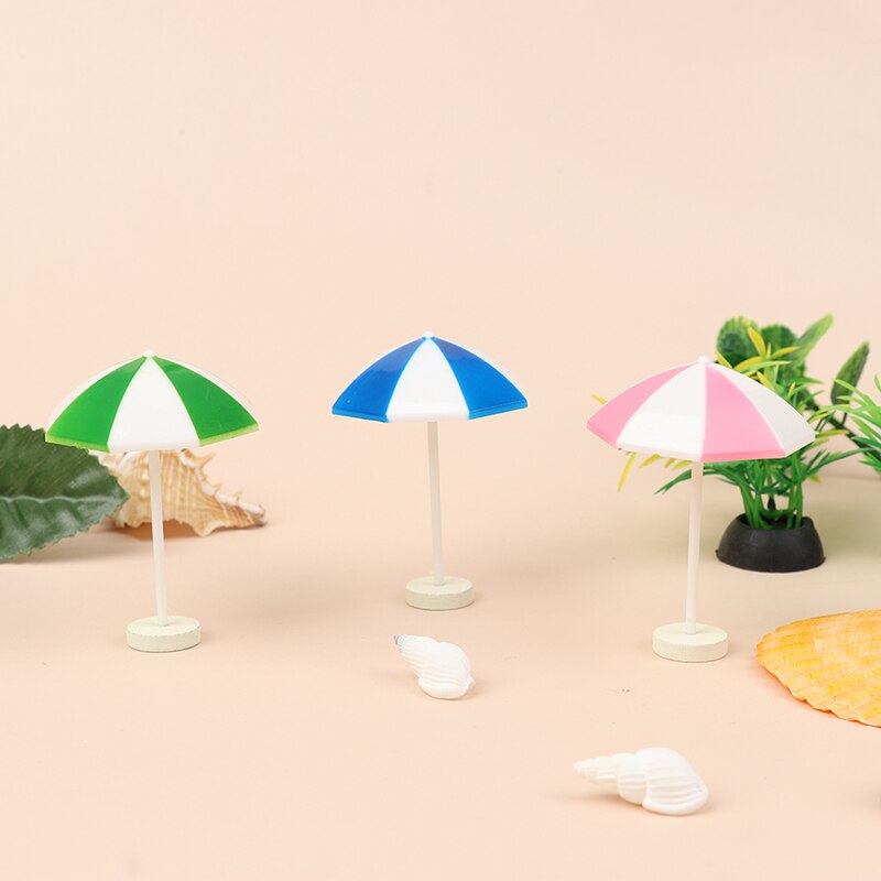 1:12 puppenhaus Miniatur Strand Sonnenschirm Bunte Szenen Dekoration freundlicher Spielzeug