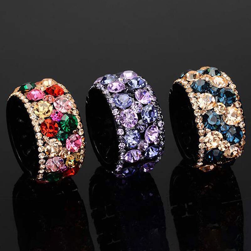 Horquillas con diamantes de imitación brillantes para niña y mujer, accesorios para el cabello, pinzas para el pelo, pasadores de cristal