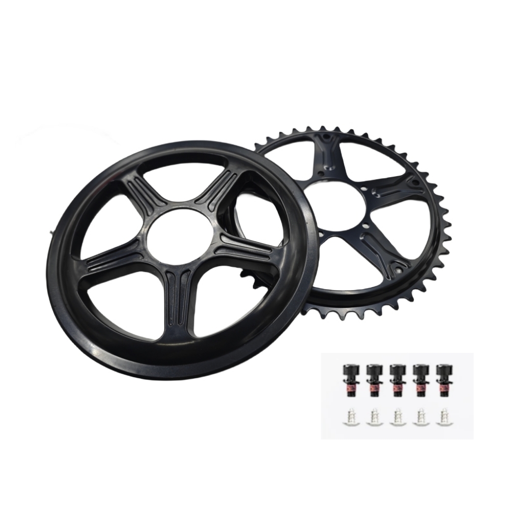 BAFANG Electric Bike Chainwheel BBS01B BBS02B Mid Motor Chainring Sprocket 44T 46T 48T 52T EBike Conversion Accessories: 24-32T