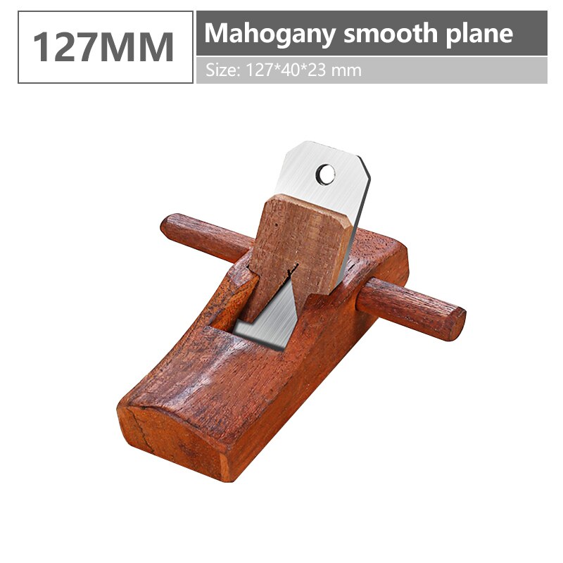 DTBD Woodworking Hand Planer Wood Planer Tool Flat Plane Bottom Edge Wood Trimming Tools For For Carpenter Woodcraft Tool: 127MM Mahogany