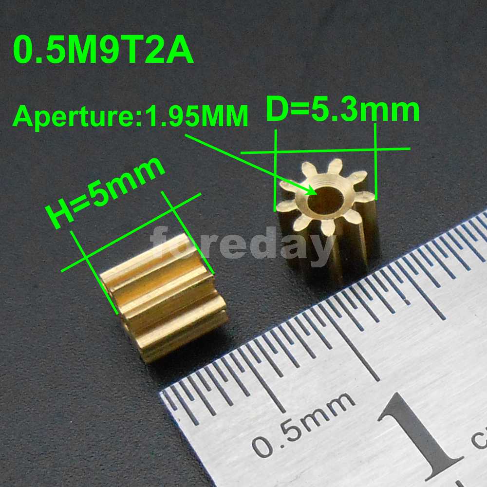 10 stks/partij Koperen Tandwiel Messing Tandwielen 0.3 M 0.4 M 0.5 M 0.5 Modulus Diafragma 1 MM 2 MM 3 MM 3.17 MM 5 MM 7 T 8 T 9 T 10 T 12 T 14 T 15 T 16 T