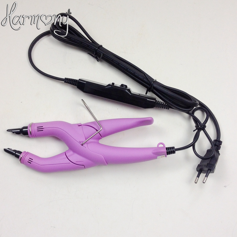 ! (1 piece) Fusion Hair Extension Iron Tool Adjustable Temperature Fusion Heat Connector