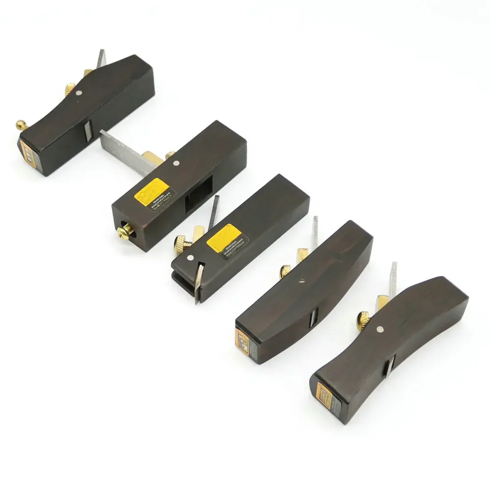 Diy mini handplan snickeri snickare ebenholts snickeri träbearbetningsverktyg 5 st set  or 1 st hand hyvel